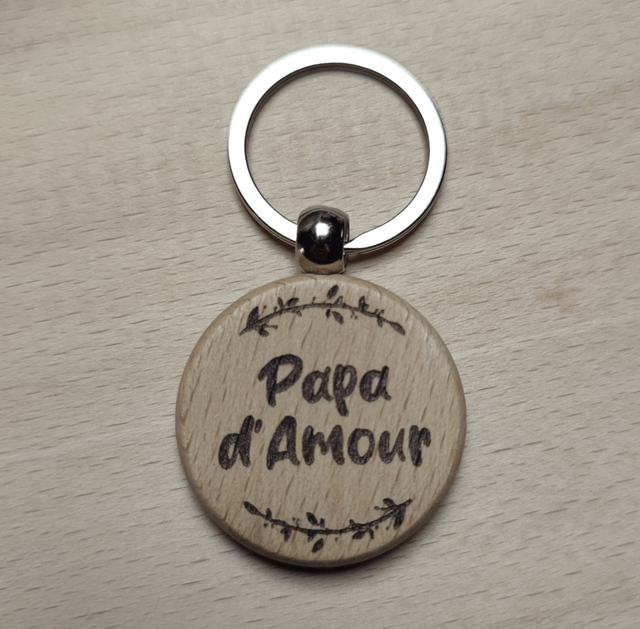 Porte clé rond